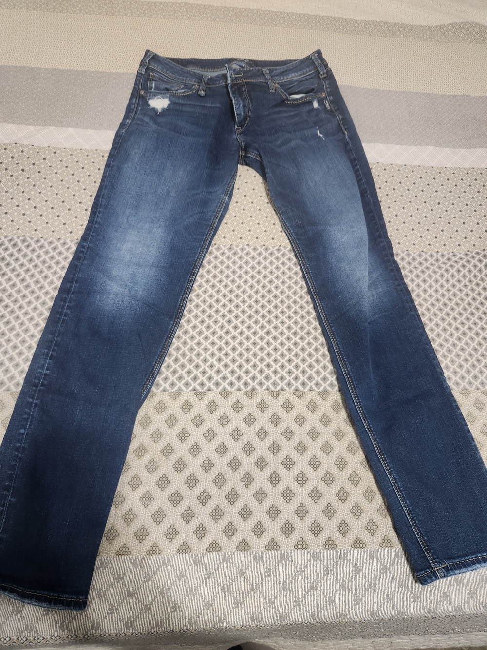 Womens Silver Jeans SAM